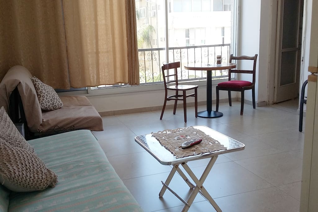 Main room with different table and new sofa