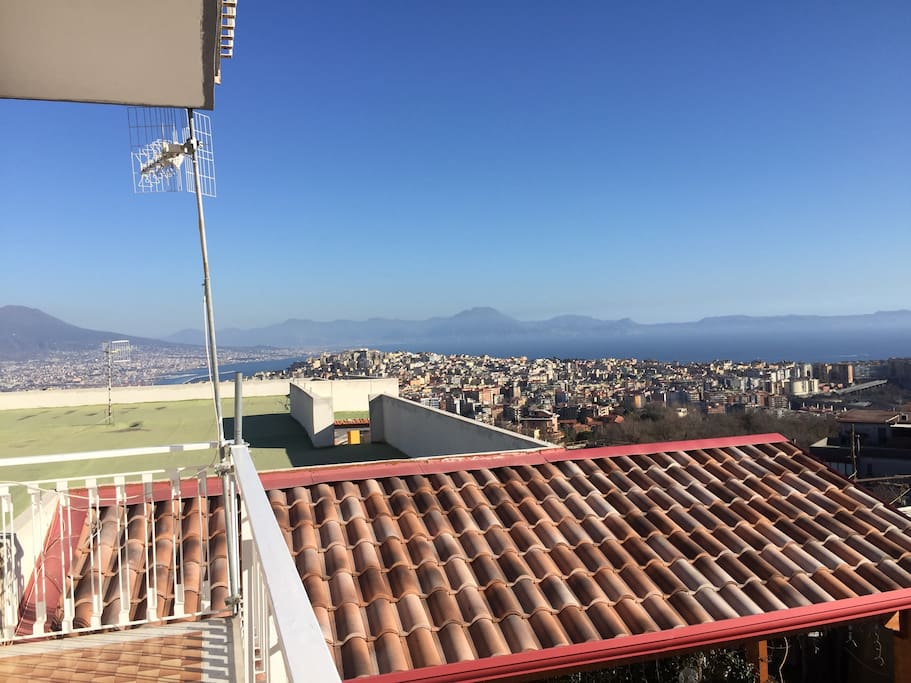 The terrace in front of my apartment