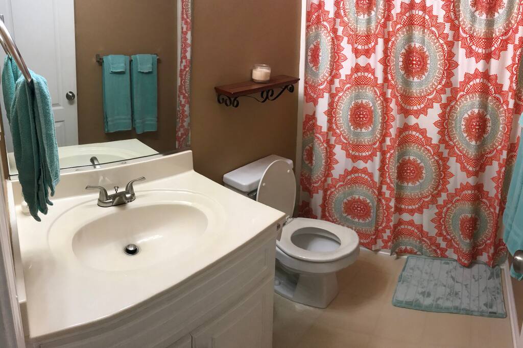 Full bathroom located upstairs