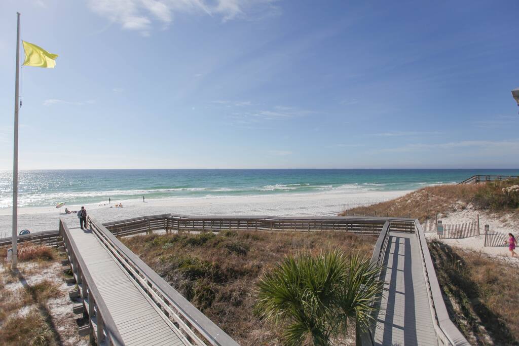 Ed Walline Regional Beach Access across the street from Gulf Place