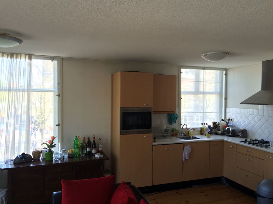 Kitchen with all the amenities