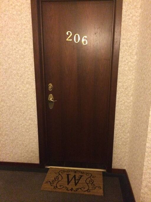 Front Door on 2nd Floor
