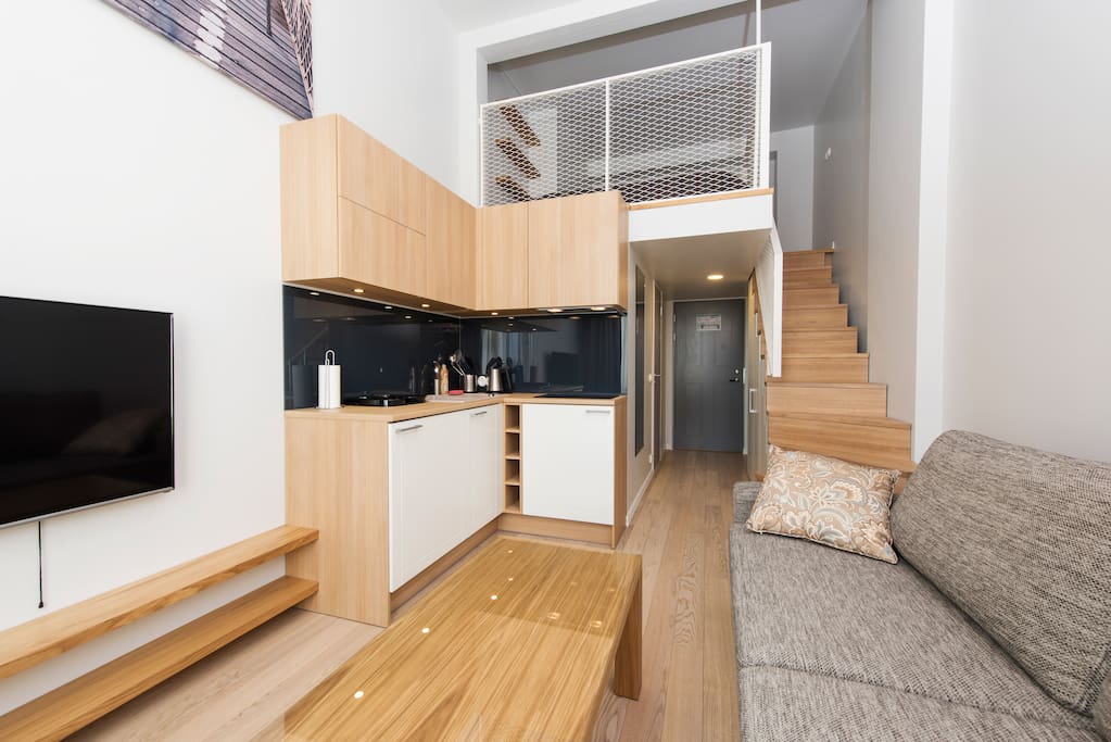 The luxury flat is self-contained and includes your own modern kitchen