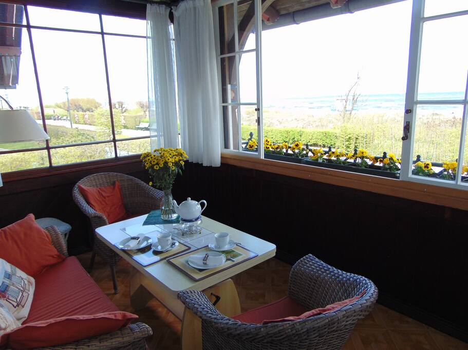 Veranda mit Meerblick