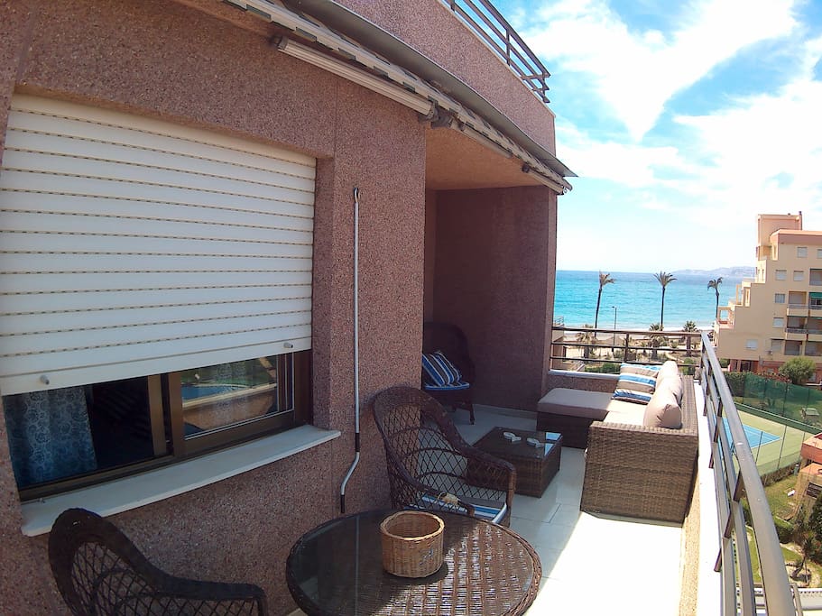 Terrace (main bedrooom window facing)