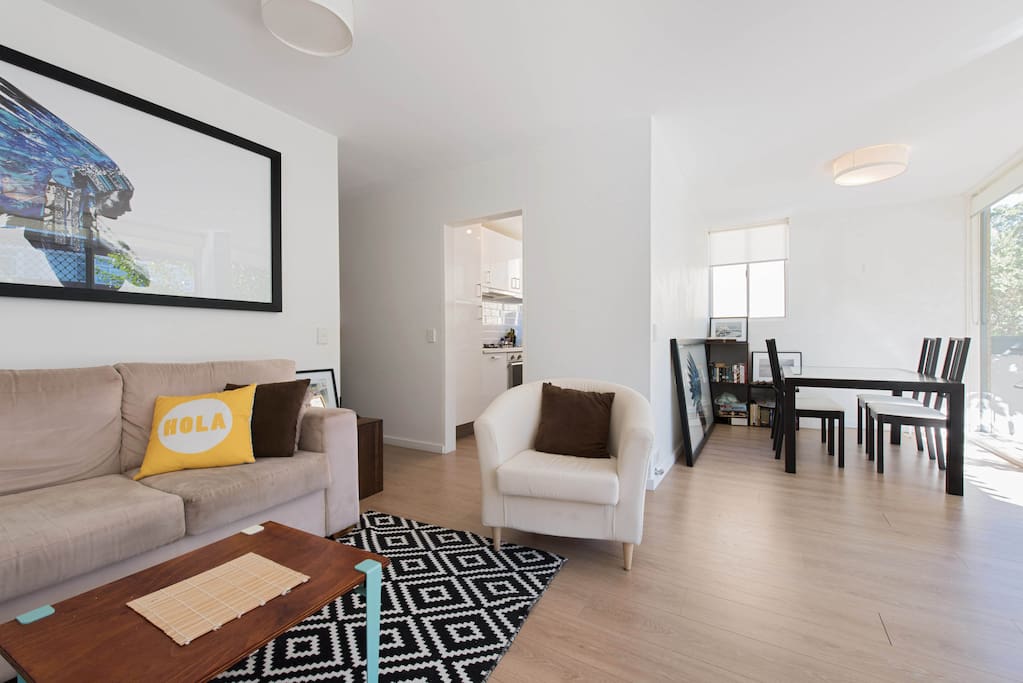 Living room and diner table