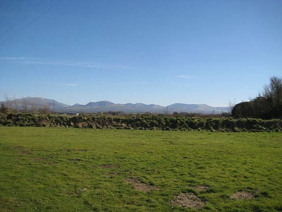 Snowdonia from Dwynwen Cottage