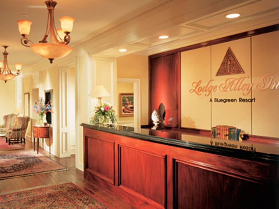 Lodge Alley Inn Front Desk