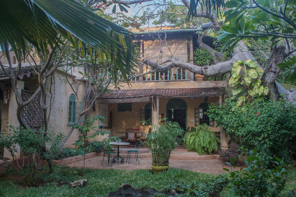 View of the cottage from the garden