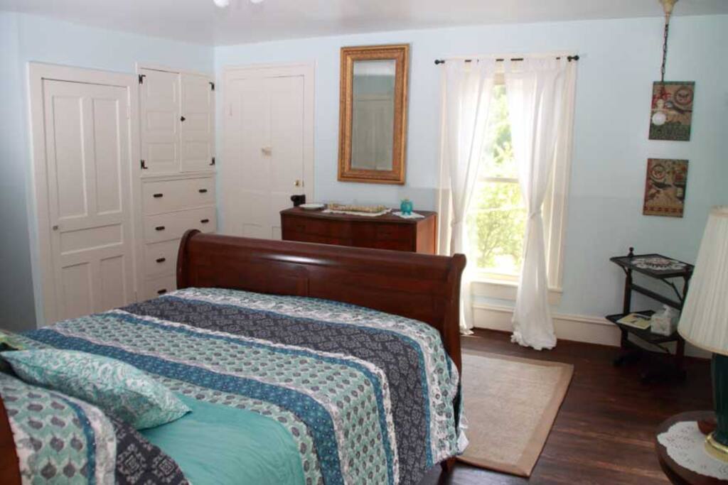 Antique Cedar Built Ins provide tons of storage! River view!