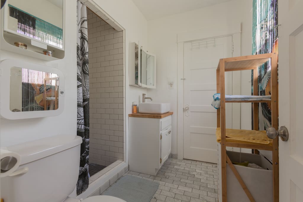 Bathroom from bedroom 2 entrance