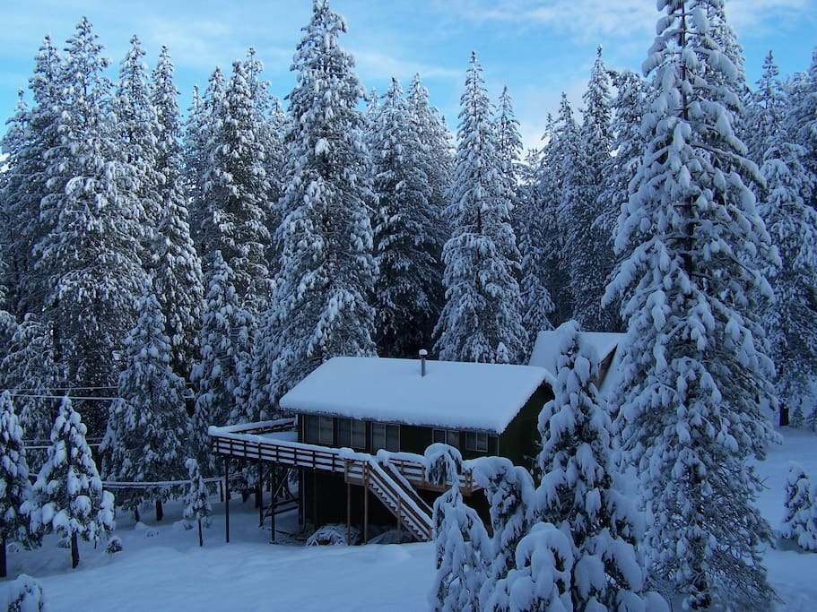 Winters are peaceful and beautiful.