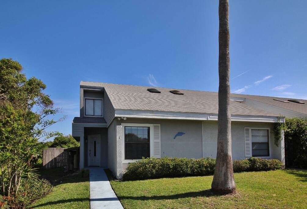 Front of home.