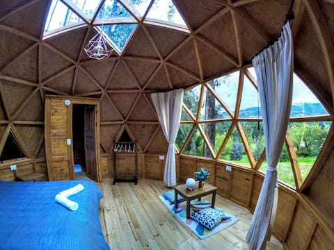 Libélula Glamping - Quynza Dome with Jacuzzi