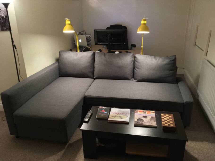 L-Shaped 3 seater sofa bed