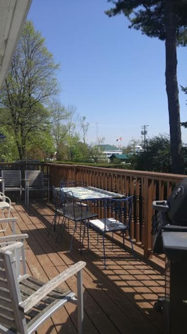 Deck with BBQ