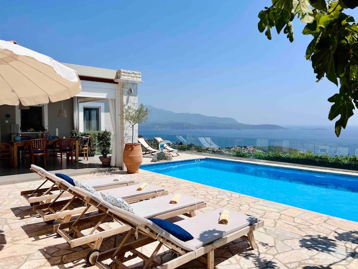 Most Enchanting View on Samos - Villa Samos