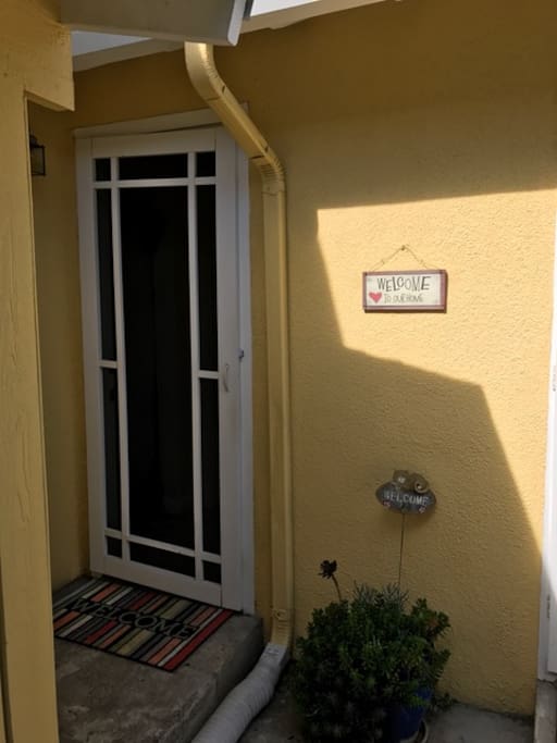Your entrance!