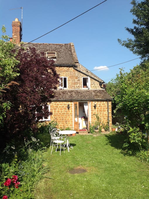 The cottage from the garden