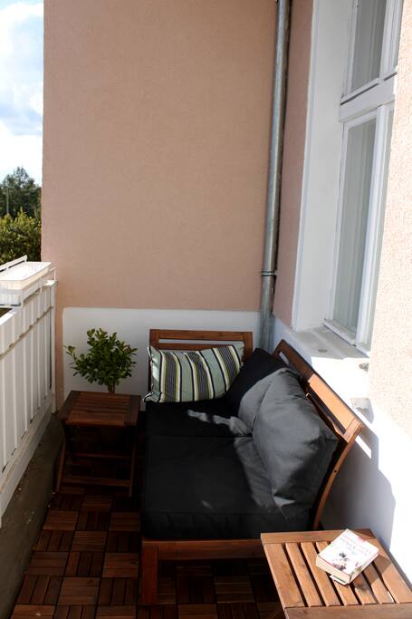 our cozy balcony