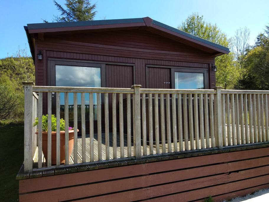 Skye Lodge with private hot tub
