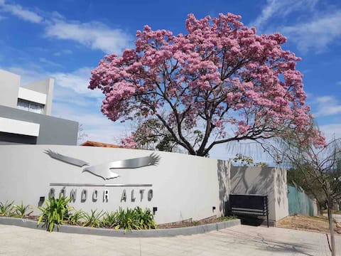 Popular Airbnb listing: Golfing & Calm Apartment in Villa Allende