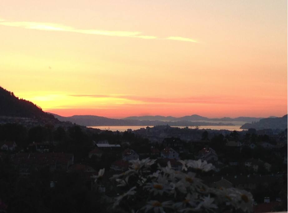 The view from the balcony