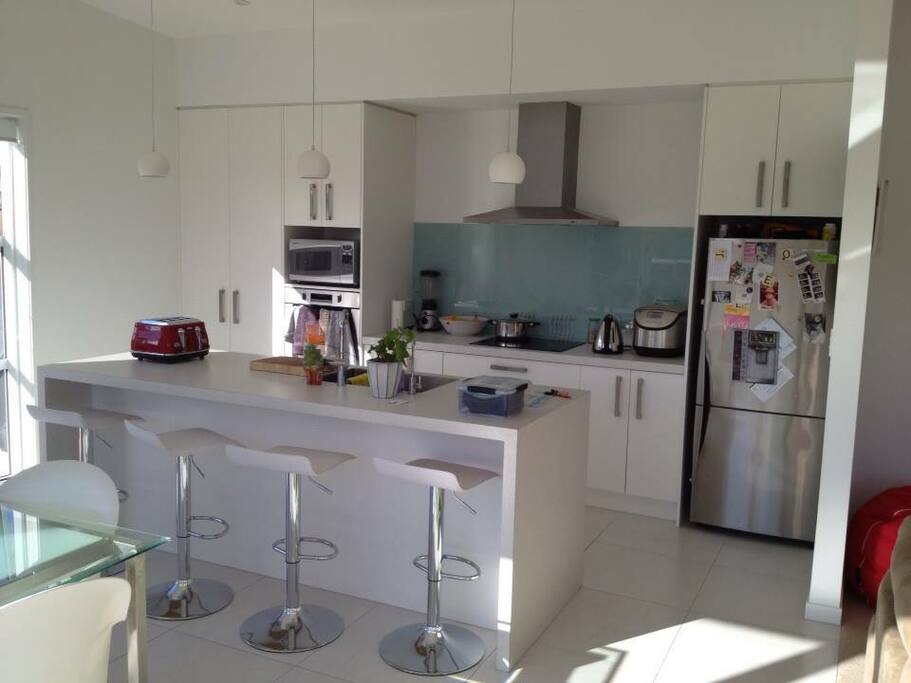 Modern open plan kitchen