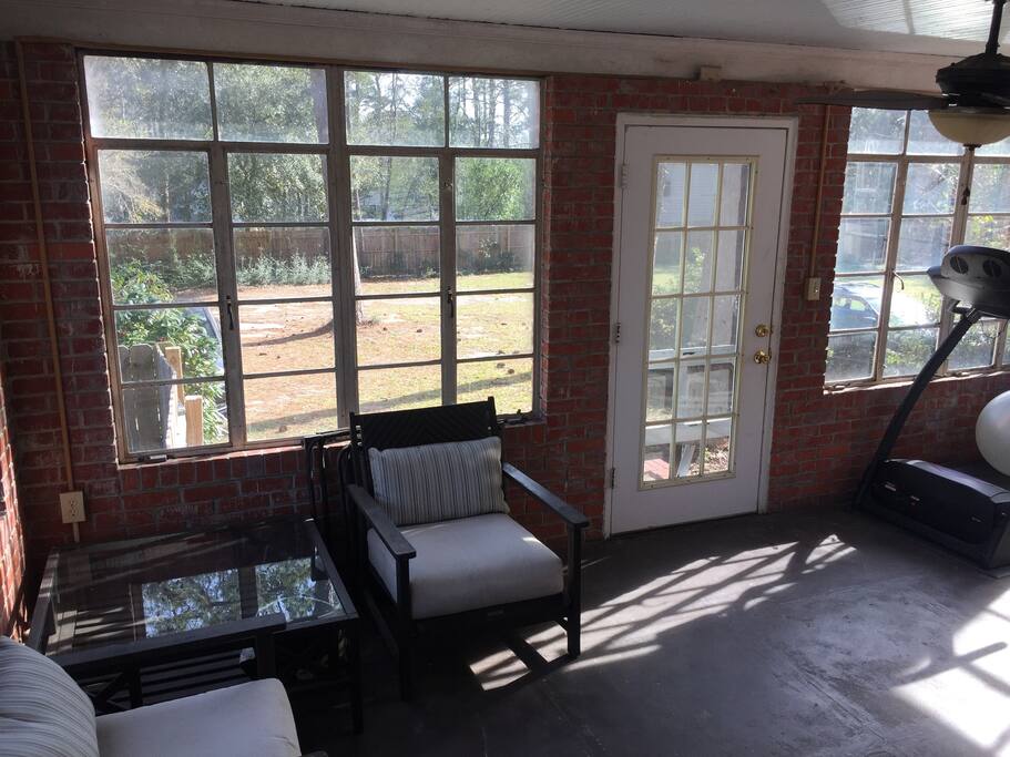 Great sunlight in sunroom to just sit & enjoy.