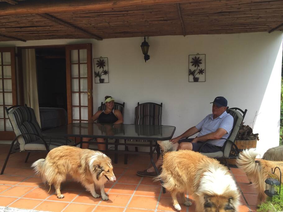 Private patio