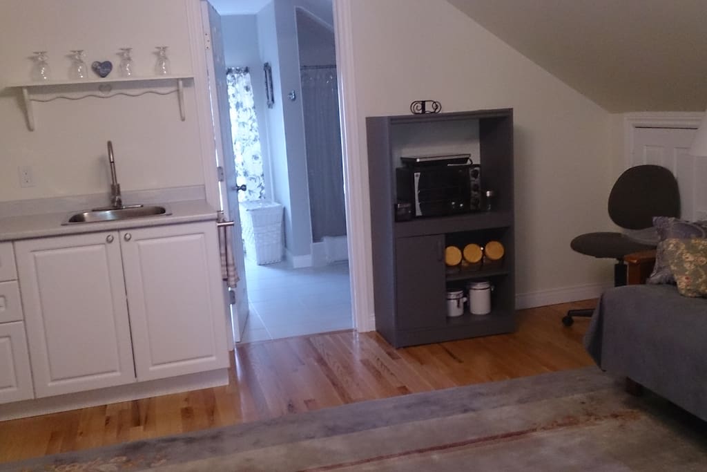 Fulton (double) sitting area with equipped kitchenette