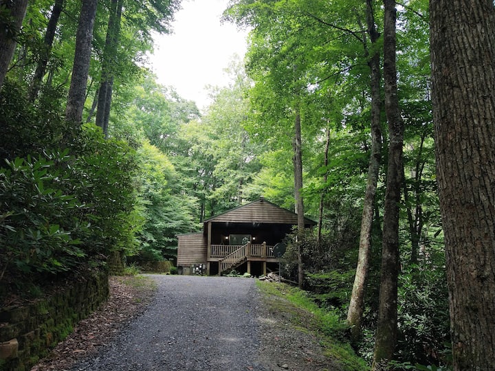 Creekside Mountain Cabin 20 miles from Asheville Cabins for Rent in