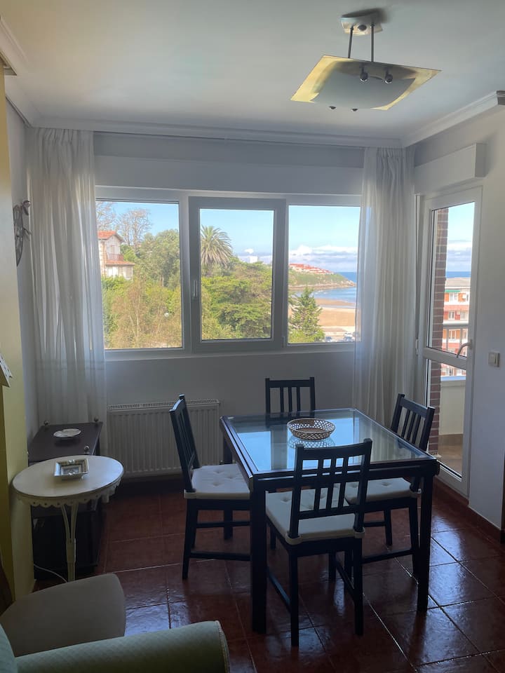 Apartamento Con Vistas A La Playa De La Concha - Miengo