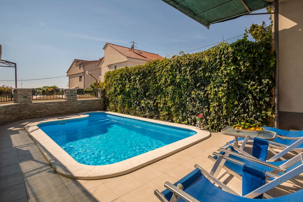 Private pool area.