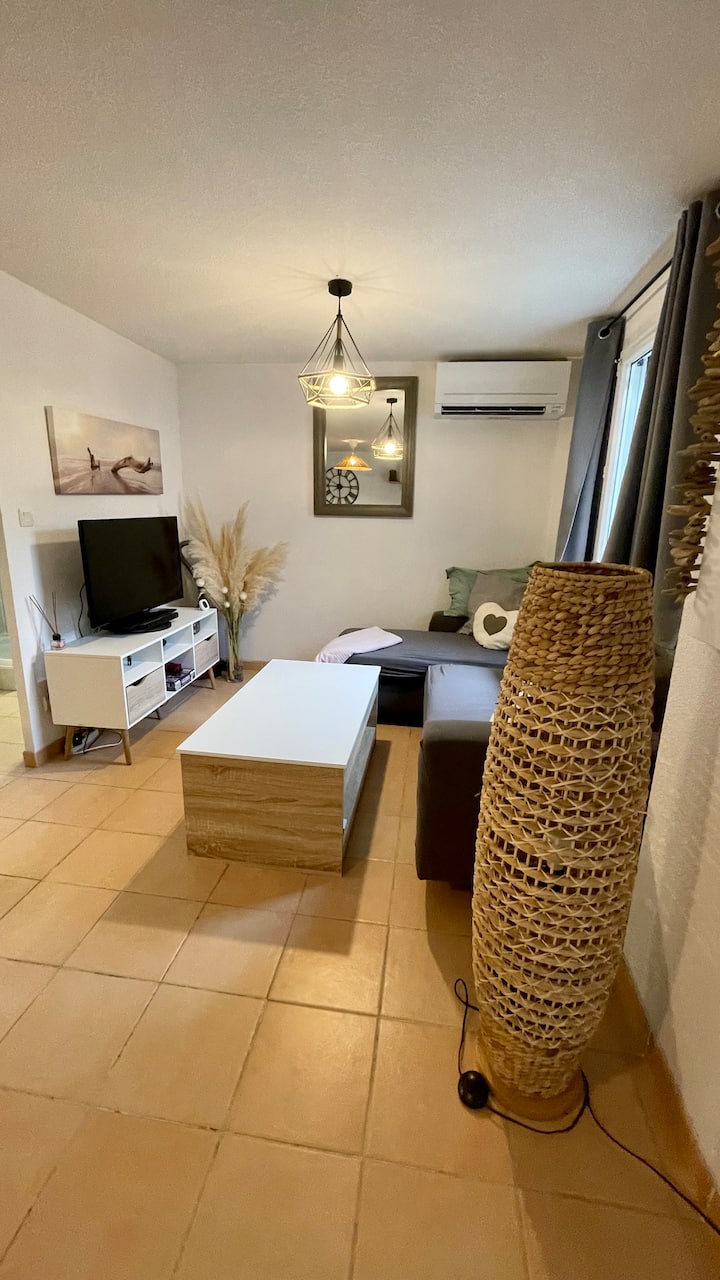 Charmante Villa Dans Résidence Avec Piscine - Plage Portiragnes