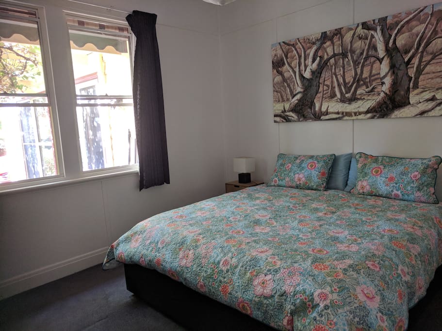 New King size bed in main bedroom