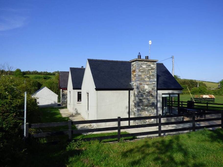 Back of the house - it's bigger than it looks! :)