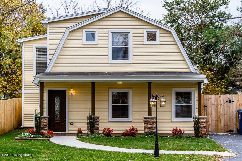 Front of Home; long double wide driveway can fit 6 cars