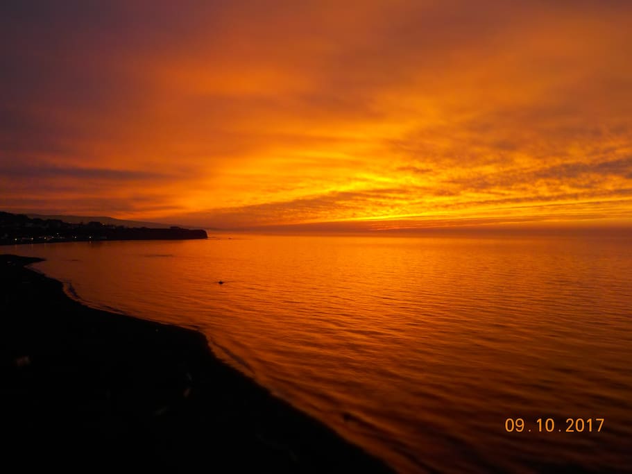 les spectaculaires couchers de soleil