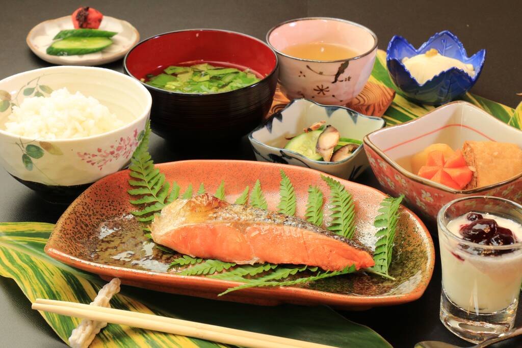 朝食の一例です。日替わりメニューです。