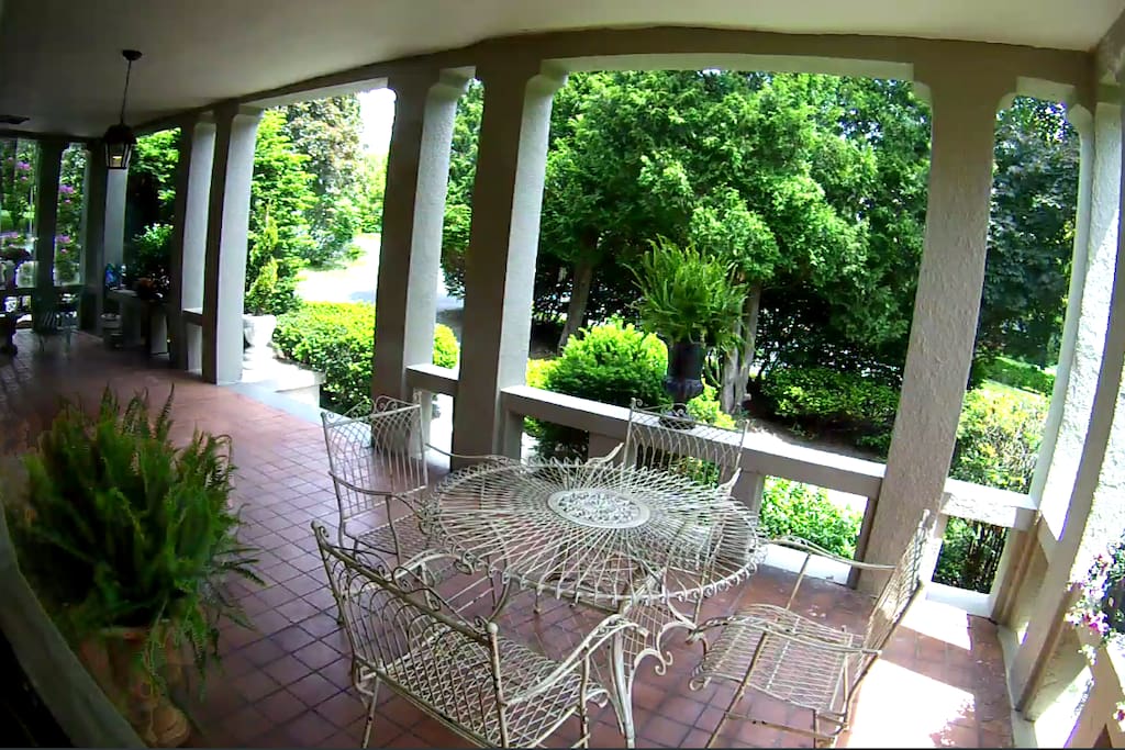 veranda for reading or conversations