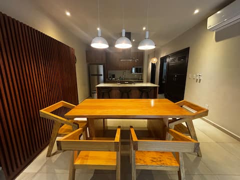 SelvanovaCoto8 Playa del Carmen Flat 3BR/2Bath,8P.