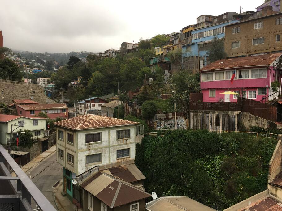 Vista desde el balcón del departamento