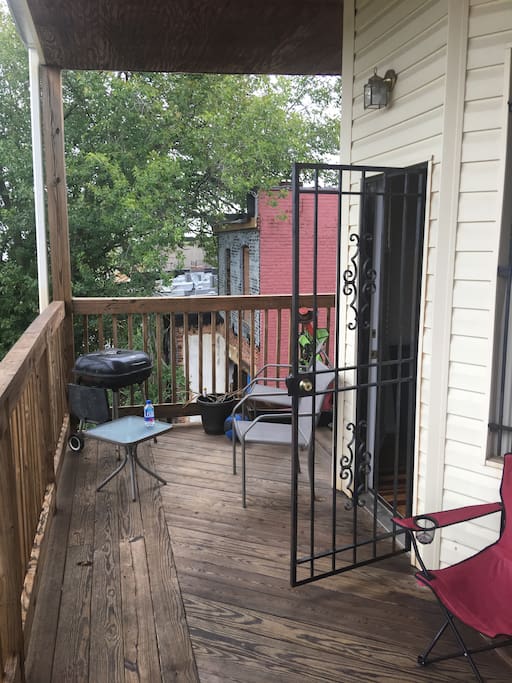 Room opens to a balcony
