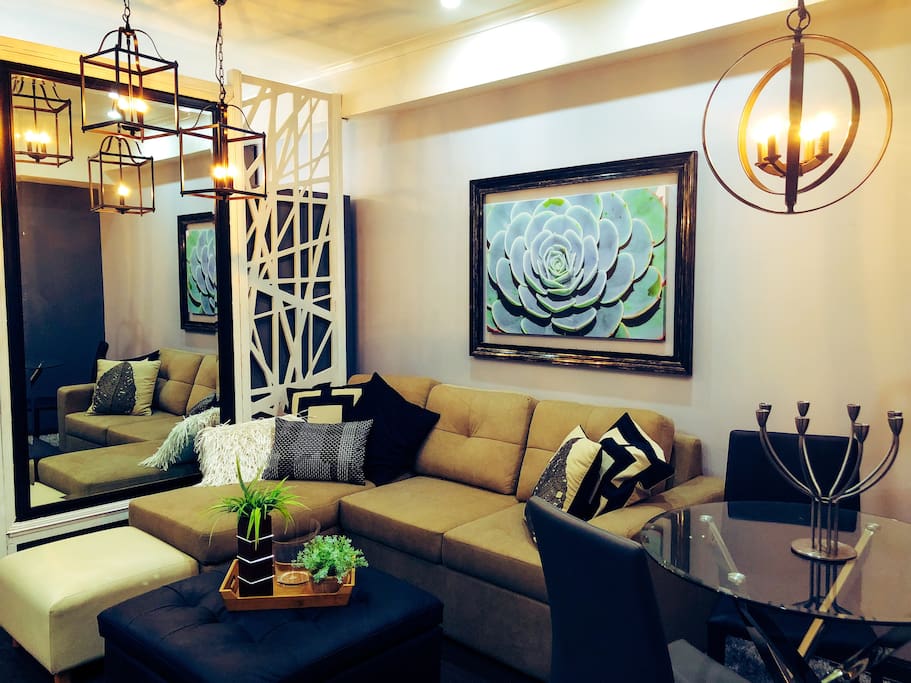 Stylish and Cozy Living Area