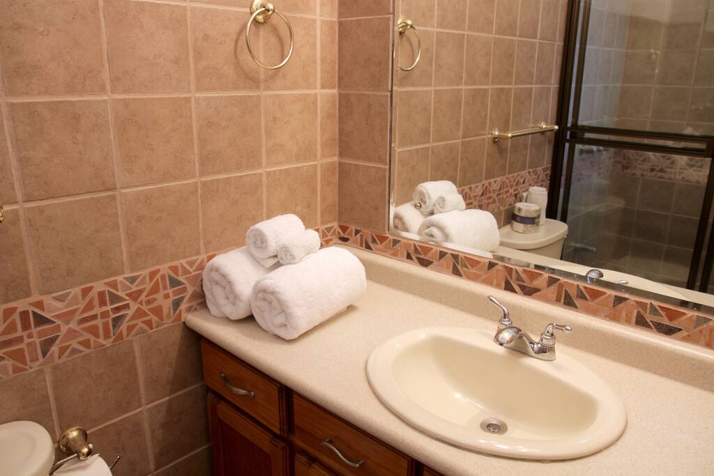 Hand made tiles throughout
