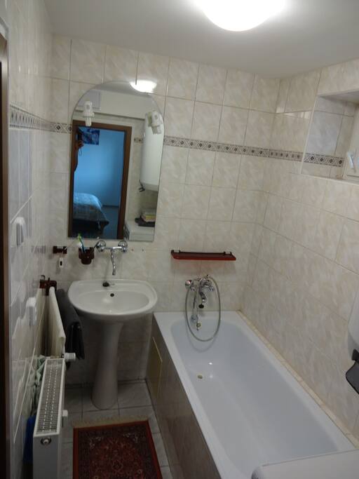 Koupelna s pračkou/Bathroom with washing mashine