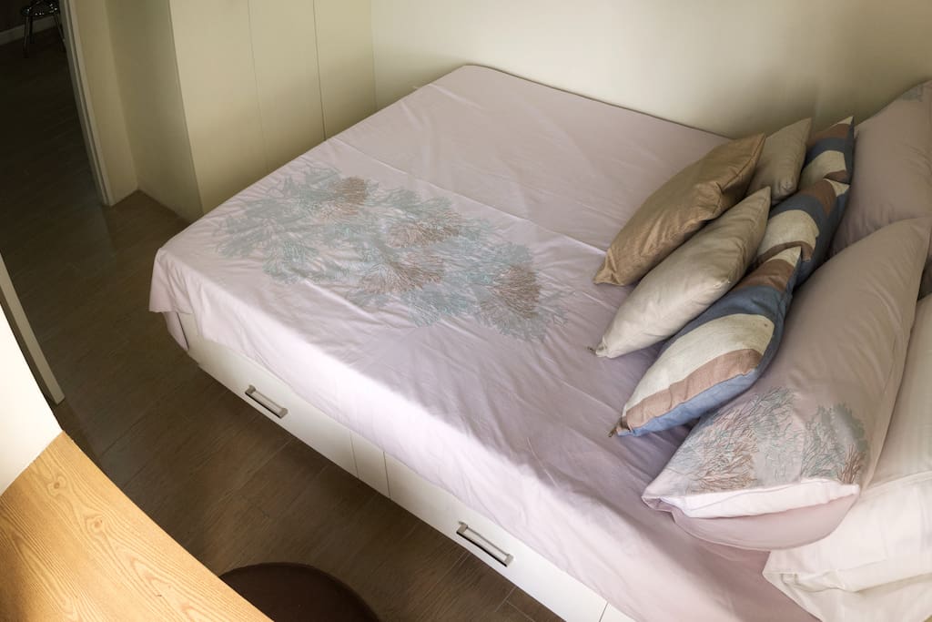 Sheets are washed the day after every check-out, so the bed is fresh and clean upon your check-in!