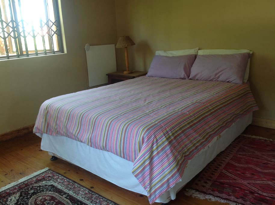 One of the two bedrooms available