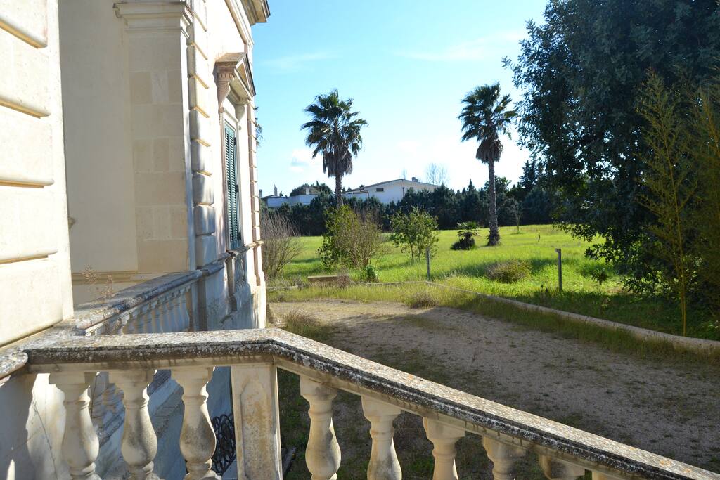 Giardino visto dal portico